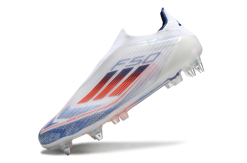 BOTA DE FUTBOL ADIDAS F50 SG ELITE LL - BLANCO/AZUL