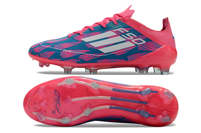 BOTA DE FUTBOL ADIDAS F50 ELITE FG - ROSA/AZUL
