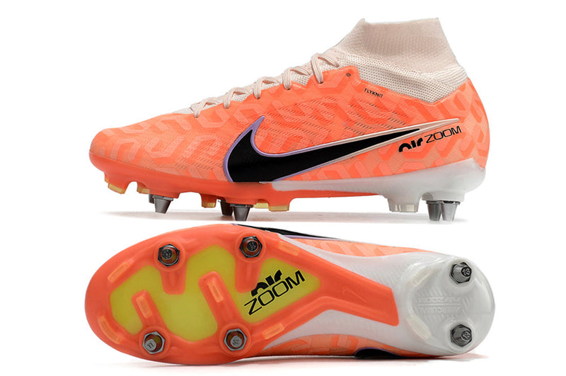 BOTA DE FUTBOL NIKE MERCURIAL AIR ZOOM SG ELITE - NARANJAS
