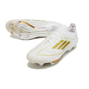 BOTA DE FUTBOL ADIDAS F50 ELITE FG - BLANCO/DORADA