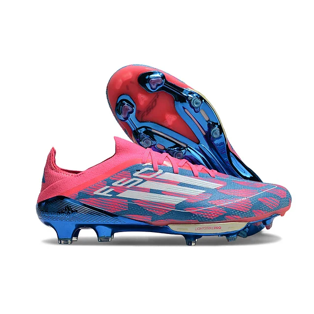 BOTA DE FUTBOL ADIDAS F50 ELITE FG - AZUL/ROSA