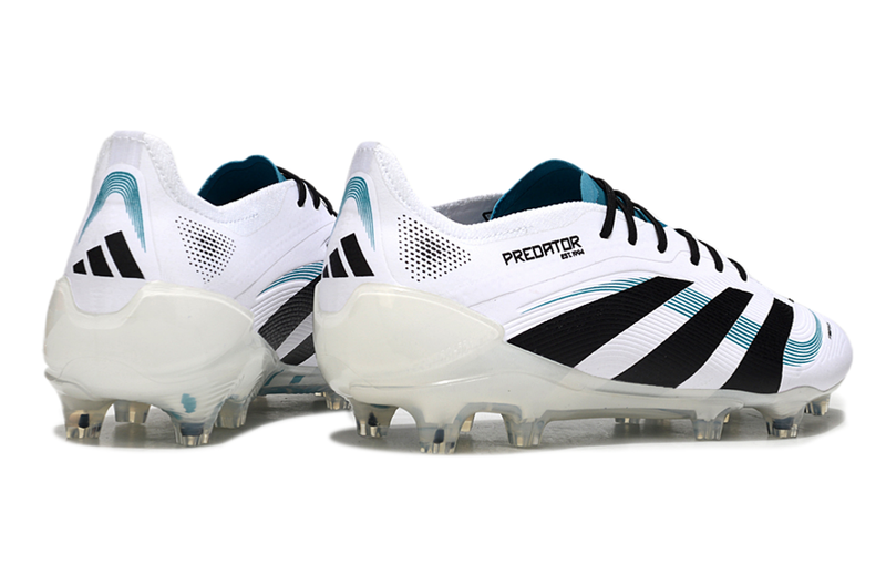 BOTA DE FUTBOL ADIDAS PREDATOR TONGUE FG ELITE - BLANCO/AZUL